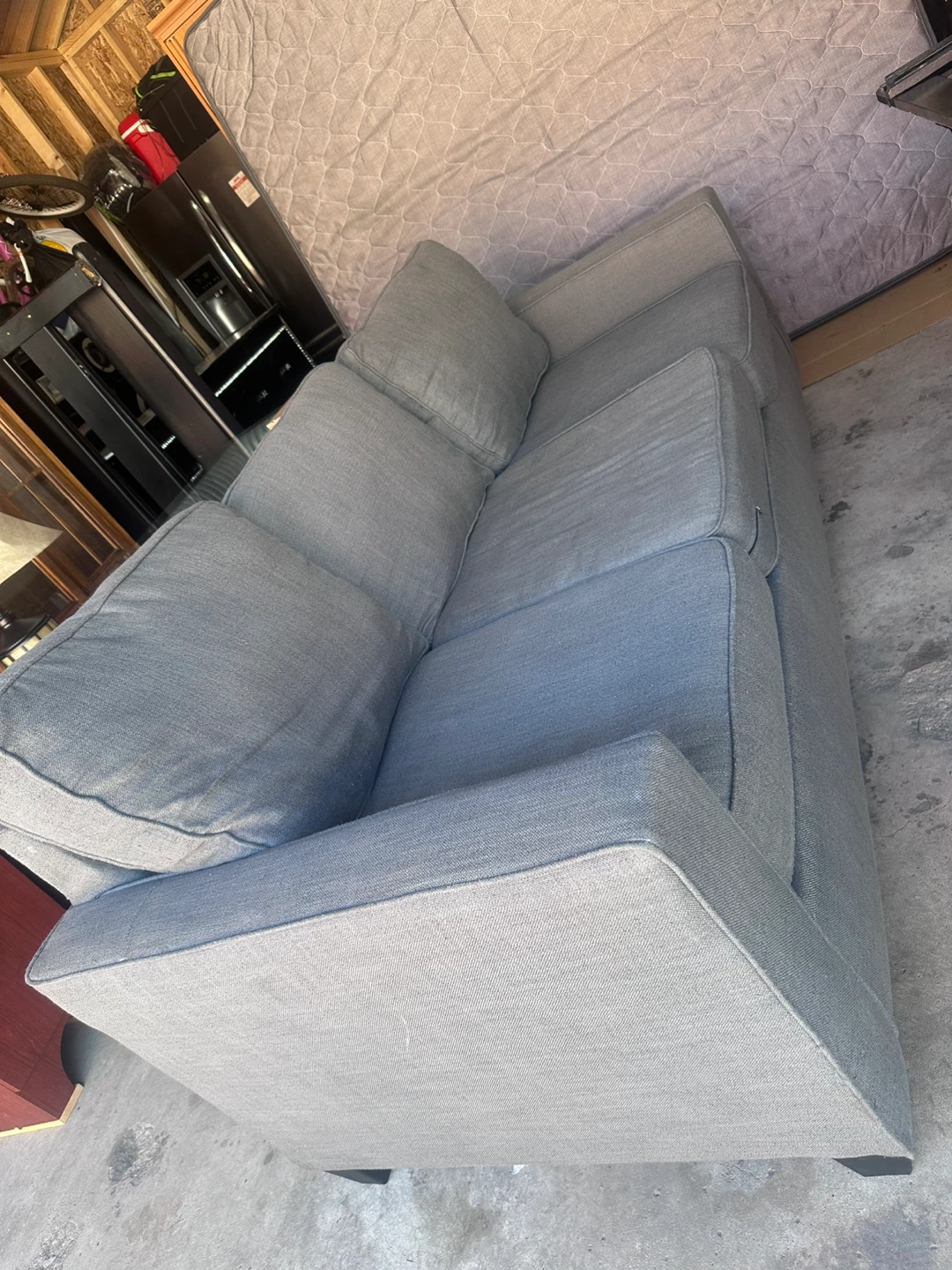 Gray 3-Seater Sofa