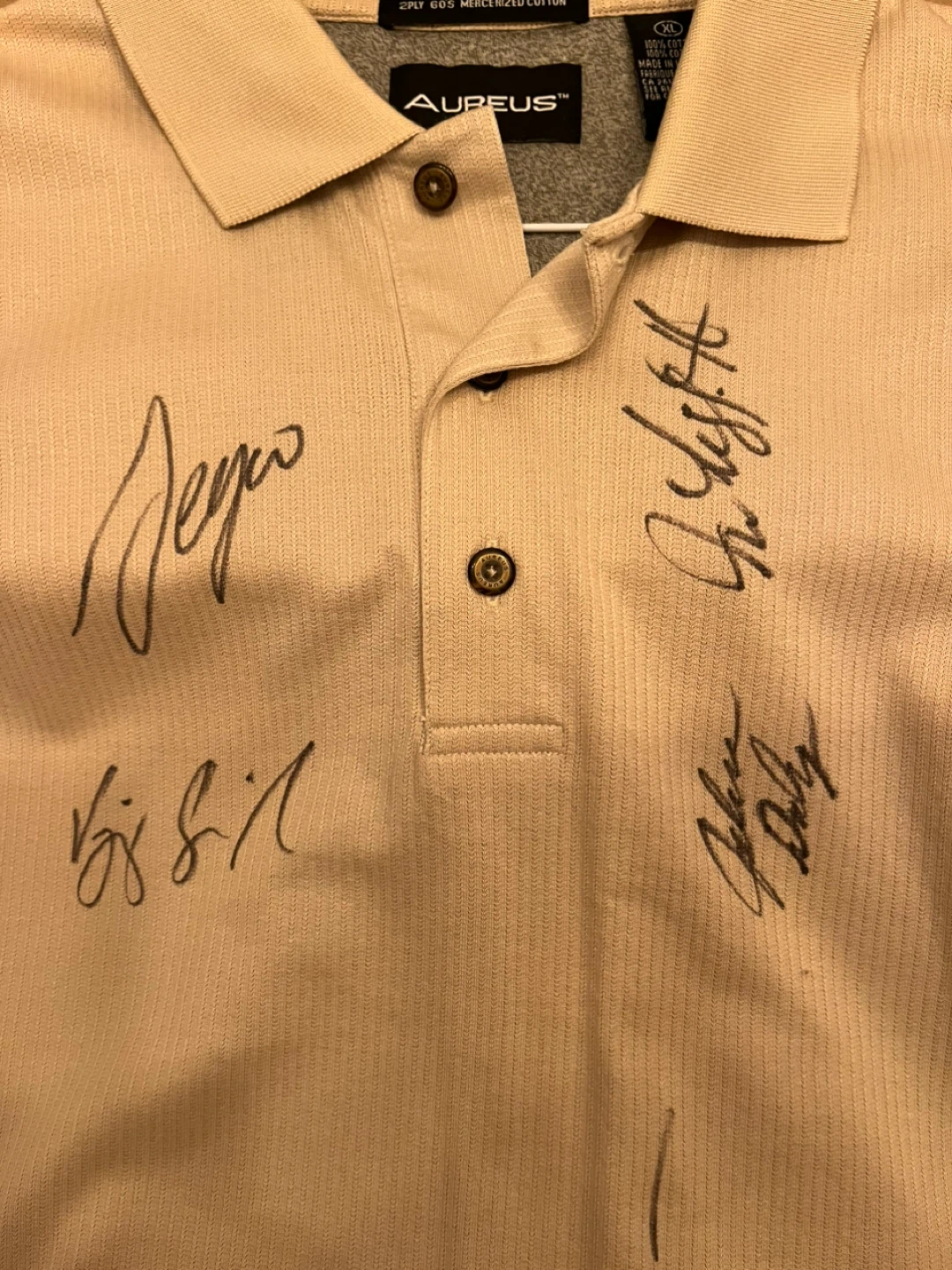 Daly,Singh,Garcia and Ian Leggett autographed - photo 2