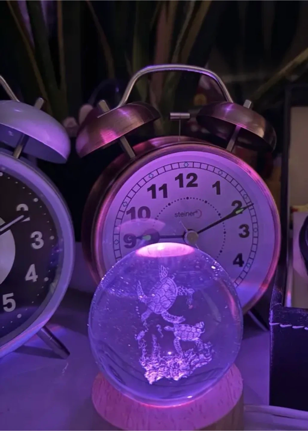 Crystal Ball Turtle Night Light - photo 2