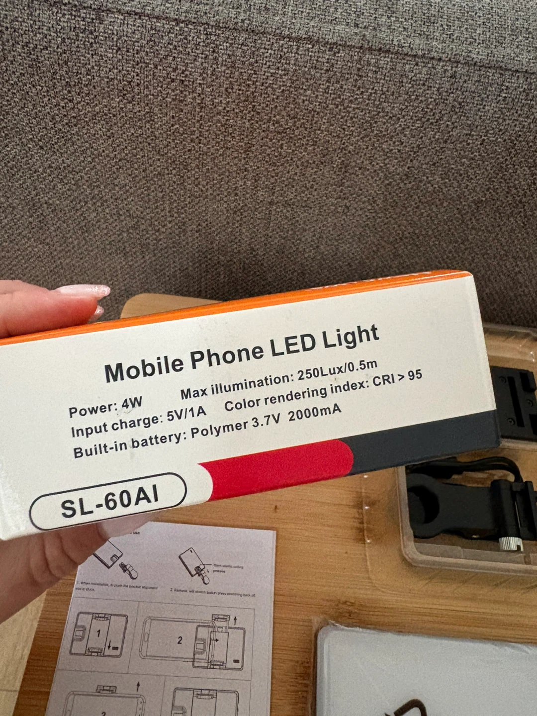 Newmowa SL-60AI Mobile Phone LED Light *BRAND NEW - photo 3