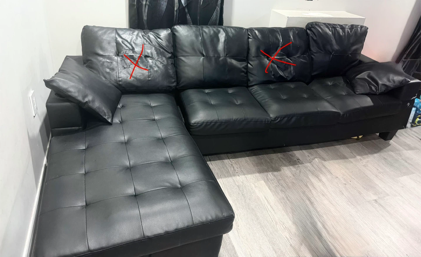 Two of the backrest covers are ripped.Moving out - photo 2