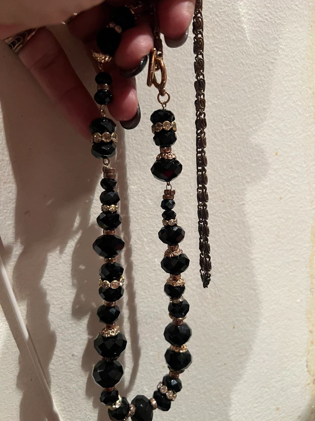 Pearl and Crystal Necklace - photo 2