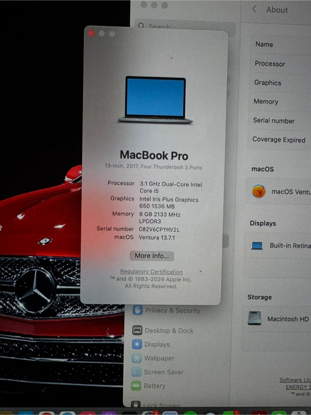 MacBook Pro 13” 2017 Touch Bar | i5 | 8GB RAM | 256GB SSD - photo 3
