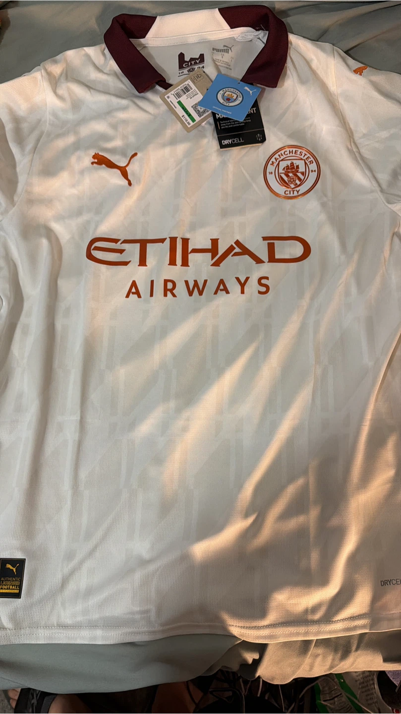 Puma Manchester City Football Jersey - Away 23/24 - Large