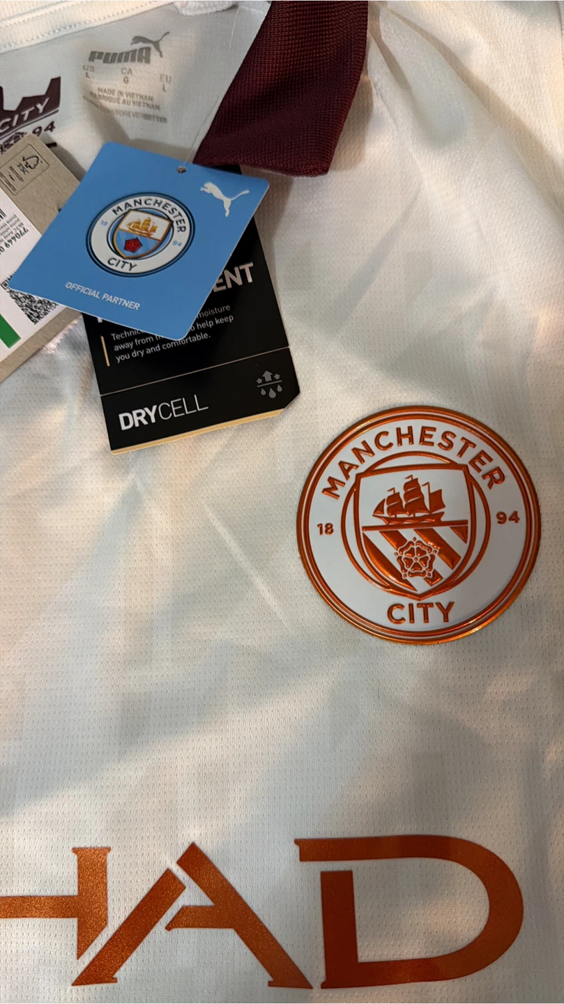 Puma Manchester City Football Jersey - Away 23/24 - Large - photo 2
