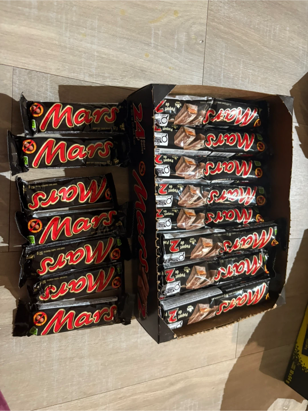 Mars Chocolate Bars - 24 Count Box