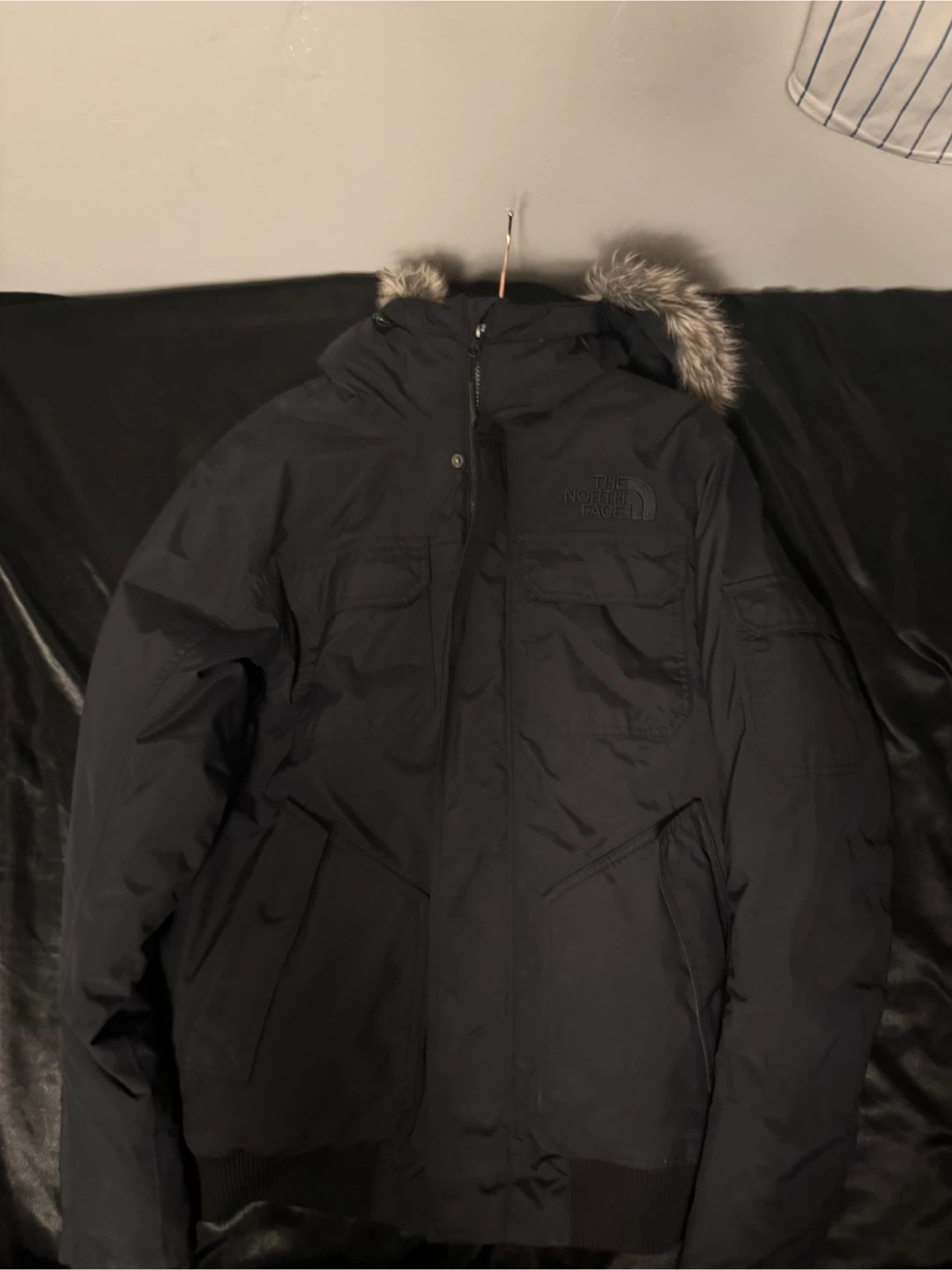 The North Face Black Puffer Parka Jacket - Size S