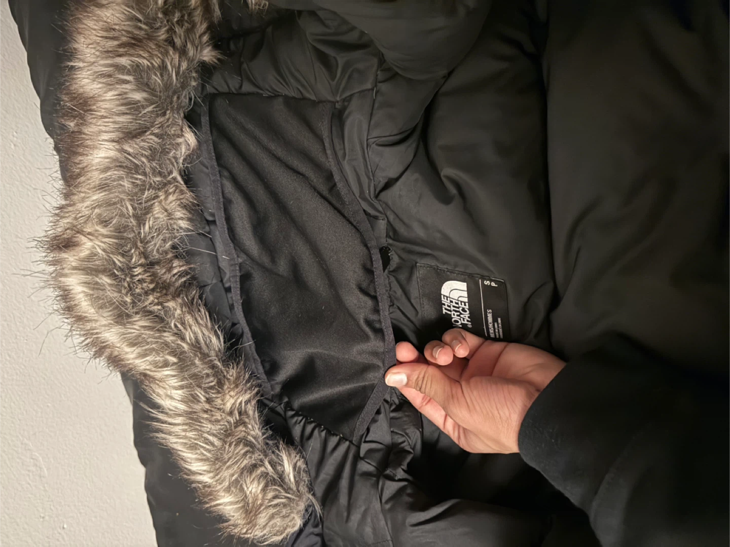 The North Face Black Puffer Parka Jacket - Size S - photo 4