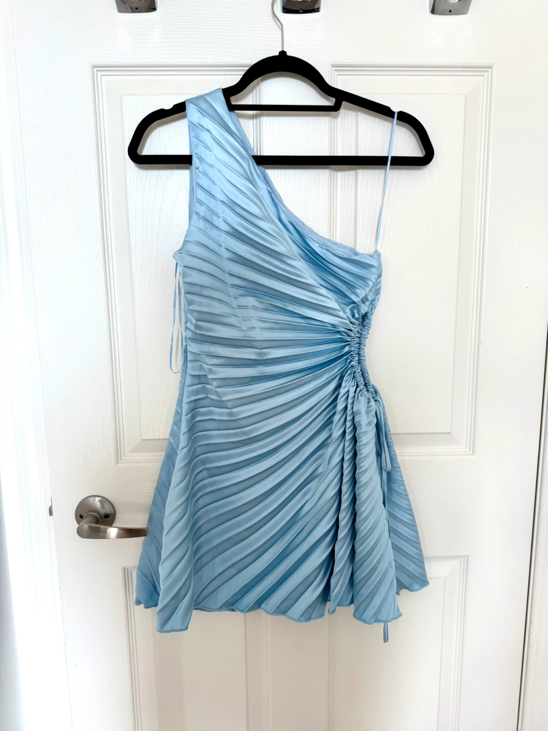 Midnights Pleated Hi Lo Mini Dress - photo 4