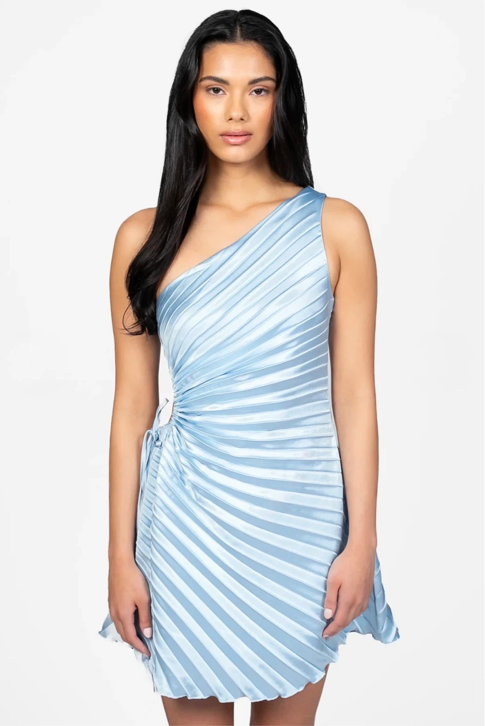 Midnights Pleated Hi Lo Mini Dress - photo 5