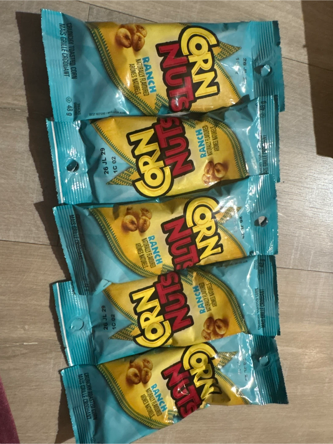 Corn Nuts Ranch Flavored Snacks (5 Bags)