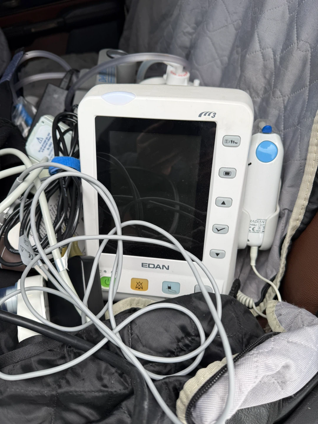 Edan M3 Vital Signs Monitor with stand