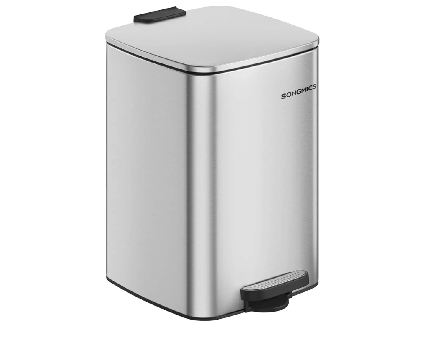 SONGMICS Stainless Steel Pedal Trash Can - 20L