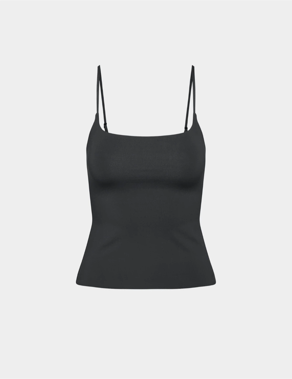 Aritzia Black Original Contour Squareneck Cami Hip Tank M - photo 2