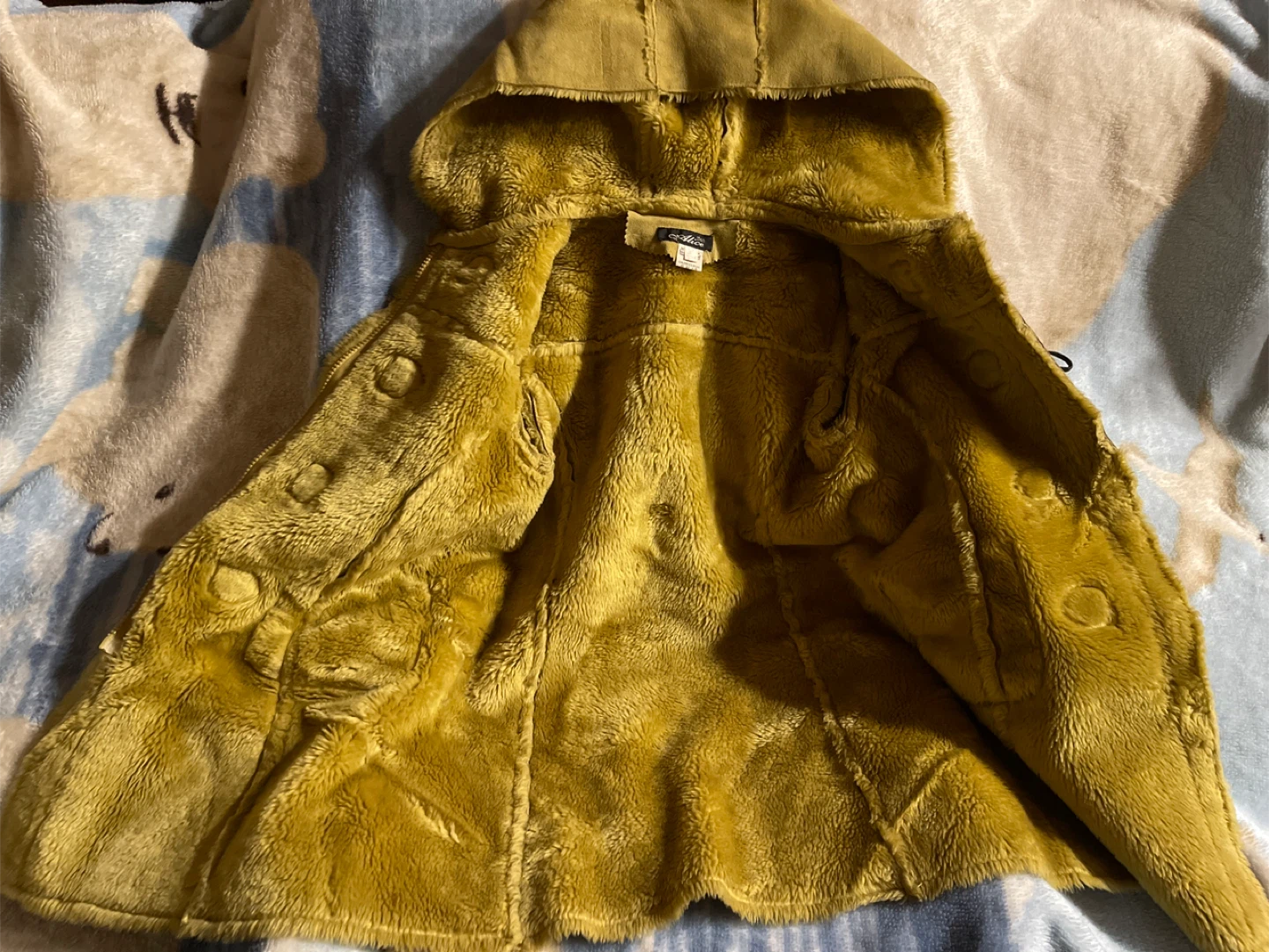 Shearling Hooded Duffle Coat - photo 3