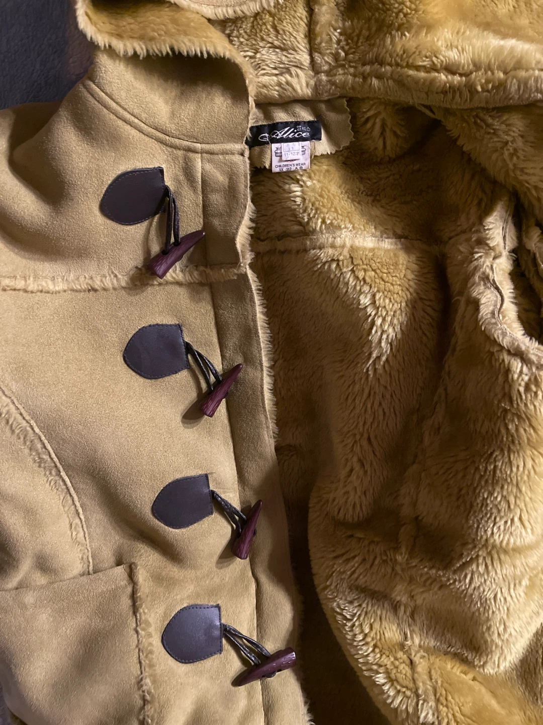 Shearling Hooded Duffle Coat - photo 4