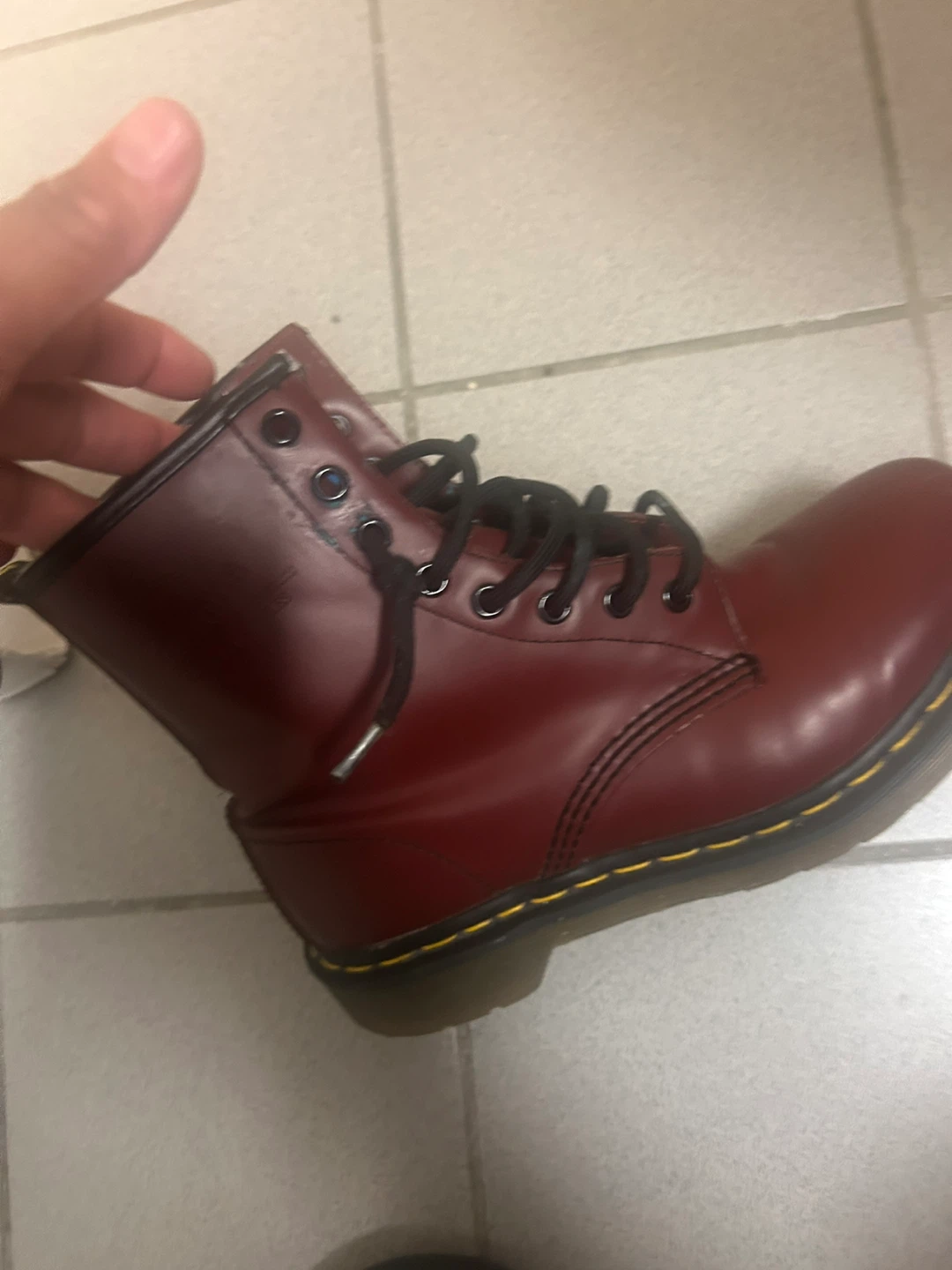 Dr. Martens 1460 Cherry Red Boots Size 6 UK - photo 5