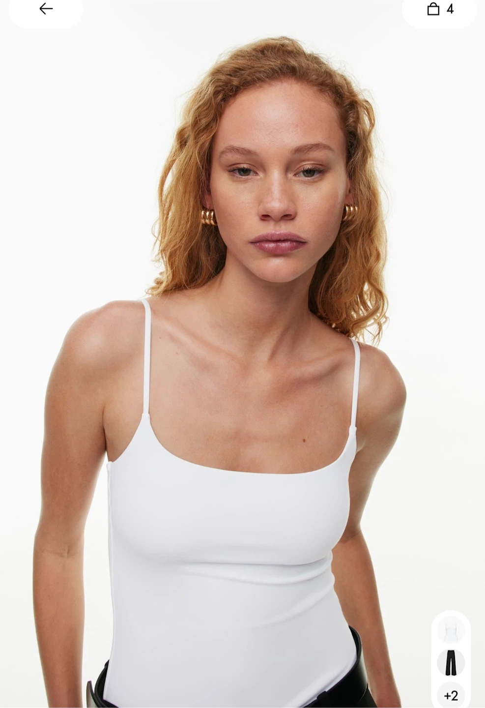 Aritzia Original Contour Squareneck Cami Hip Tank M