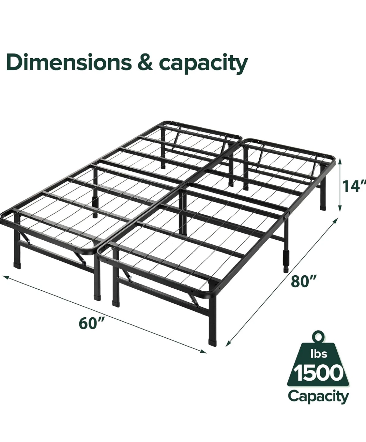 Queen bed frame+ Queen mattress - photo 2