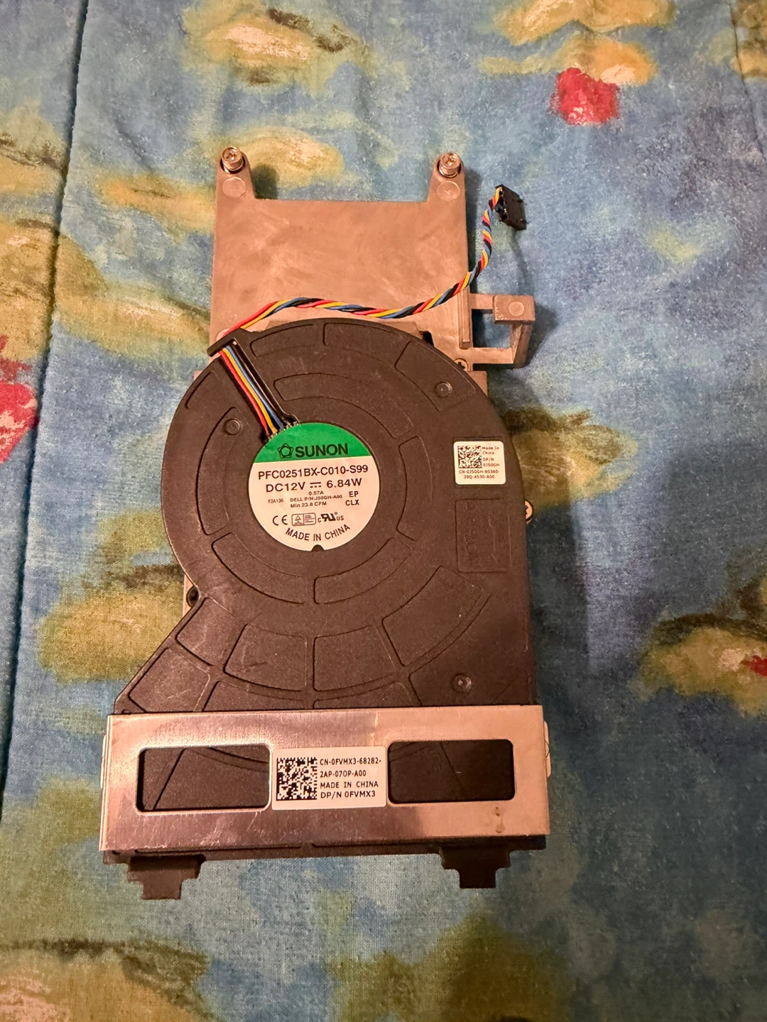 Dell OptiPlex SFF CPU Cooler – Heatsink & Fan Assembly