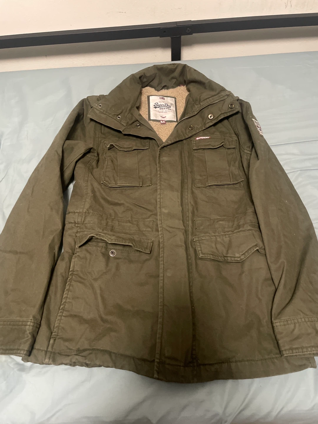 Superdry Military Jacket - Khaki - Medium