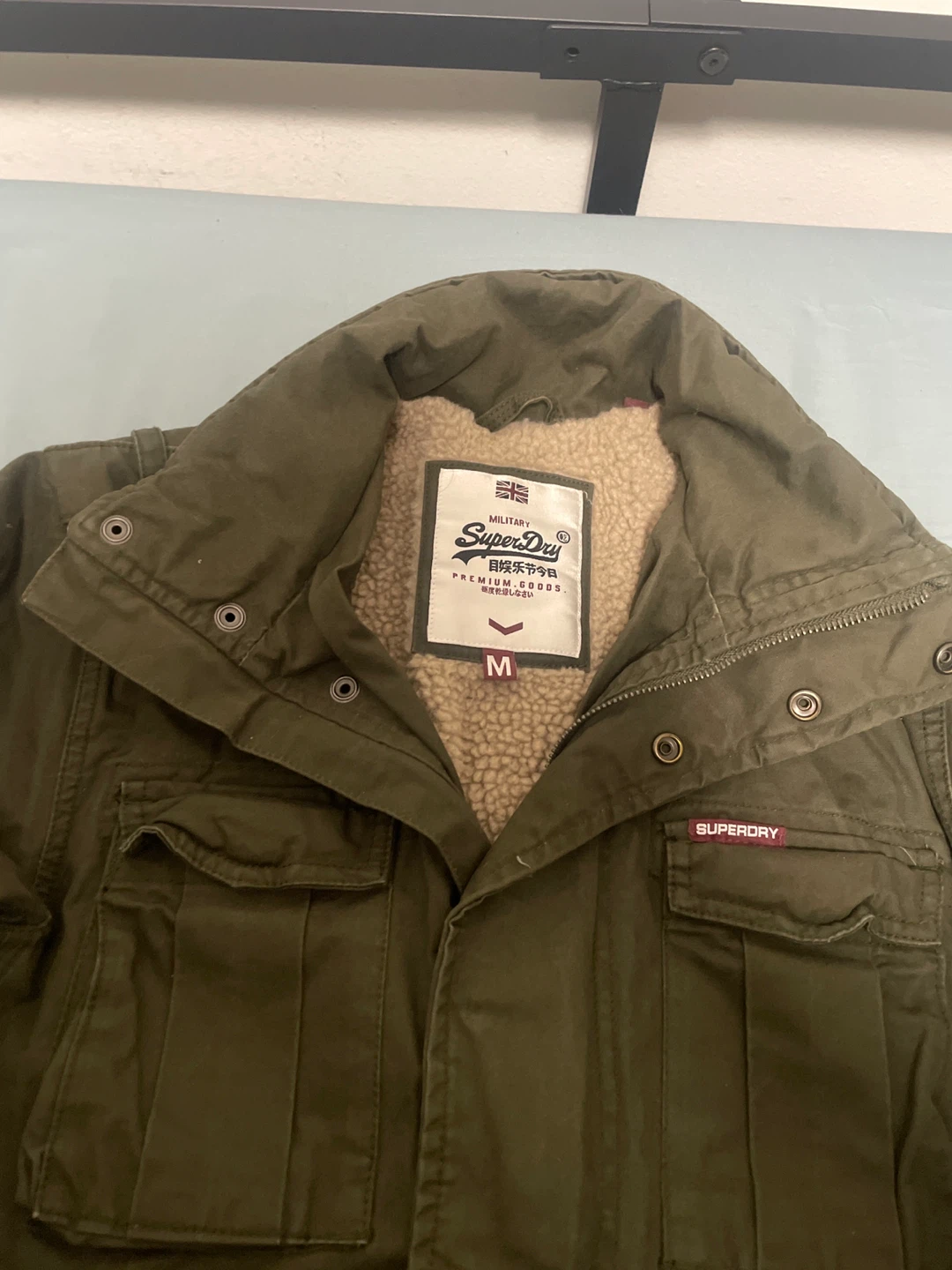 Superdry Military Jacket - Khaki - Medium - photo 2