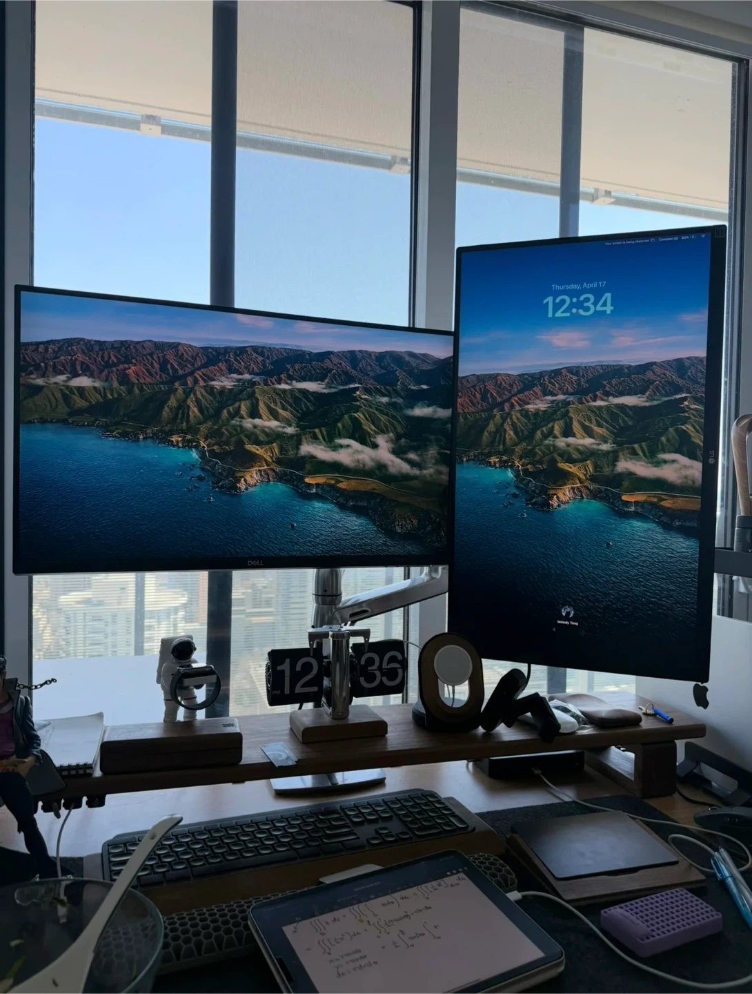 Ergotron LX Pro Dual Stacking Arm Monitor Mount