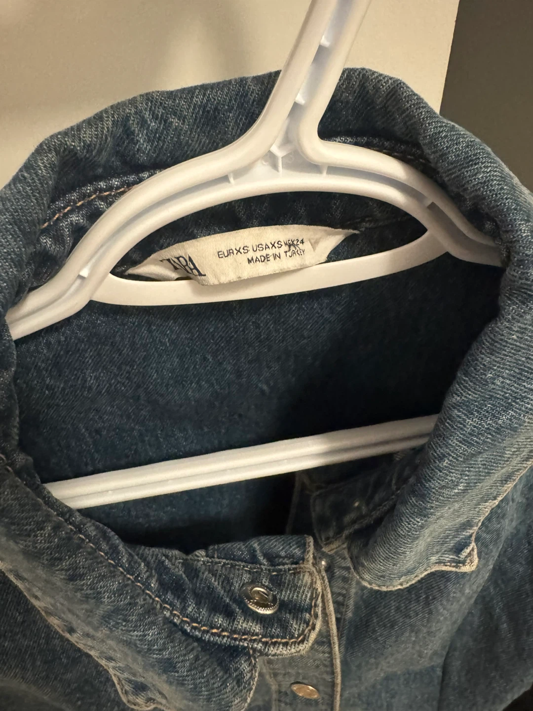 Zara Denim Shirt - Blue - photo 2