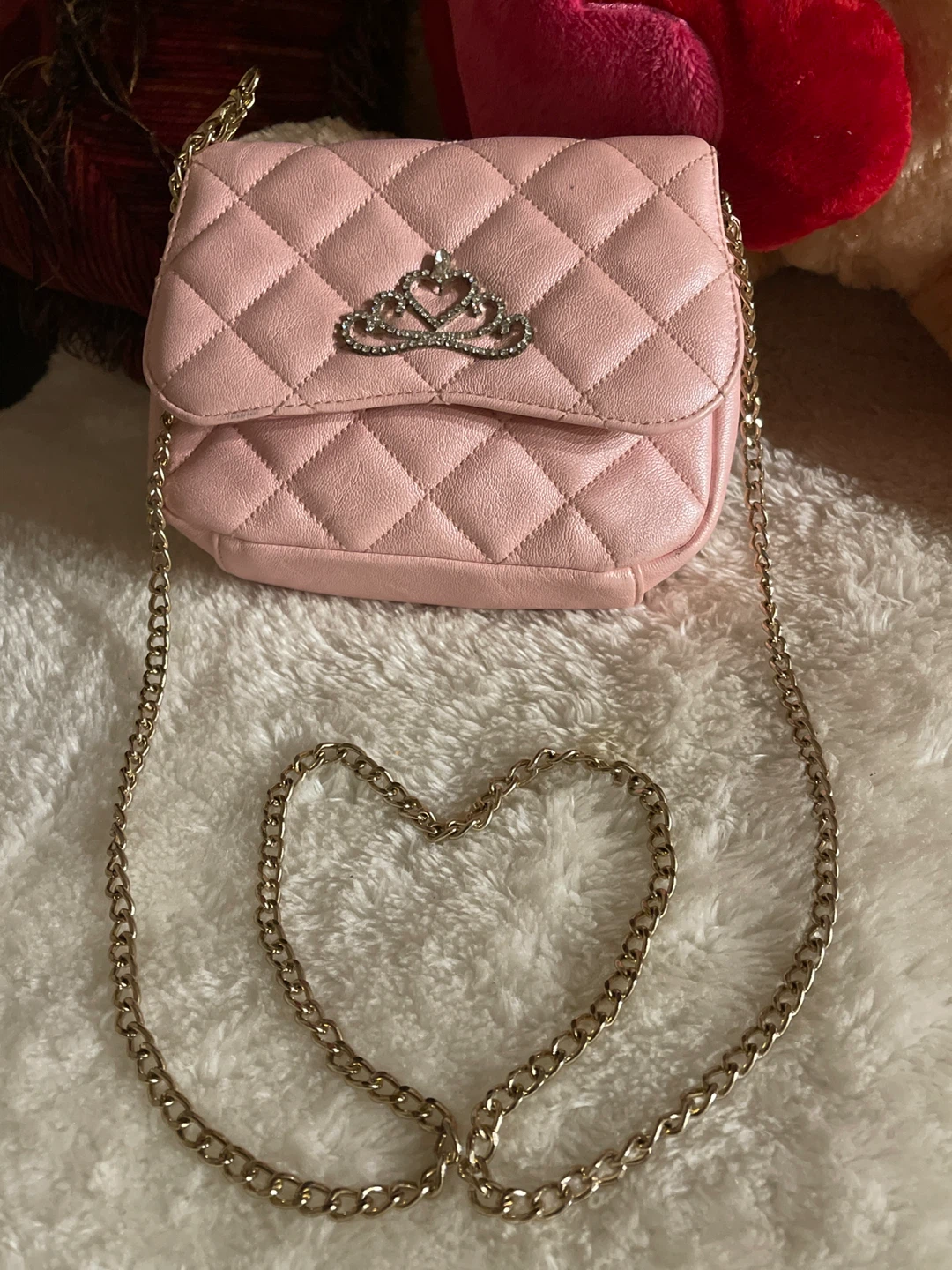 Pink Quilted Purse