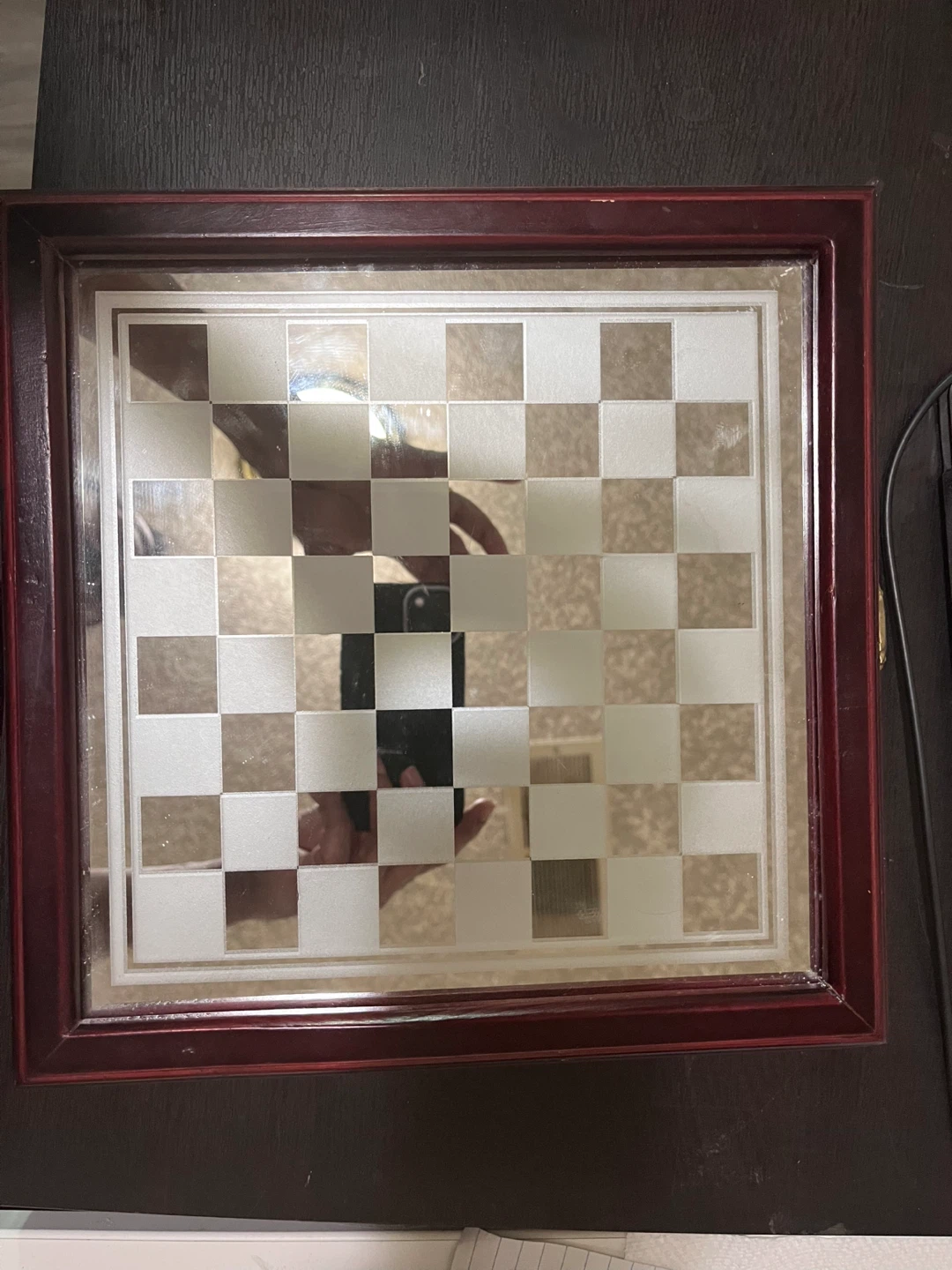 Decorative Glass Chess Board