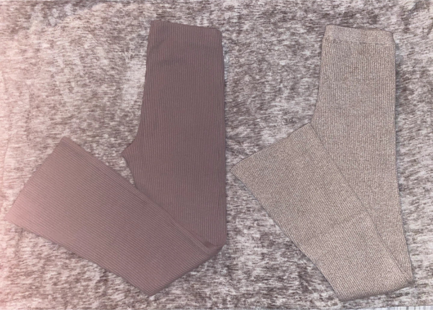 Ribbed Flare Pants