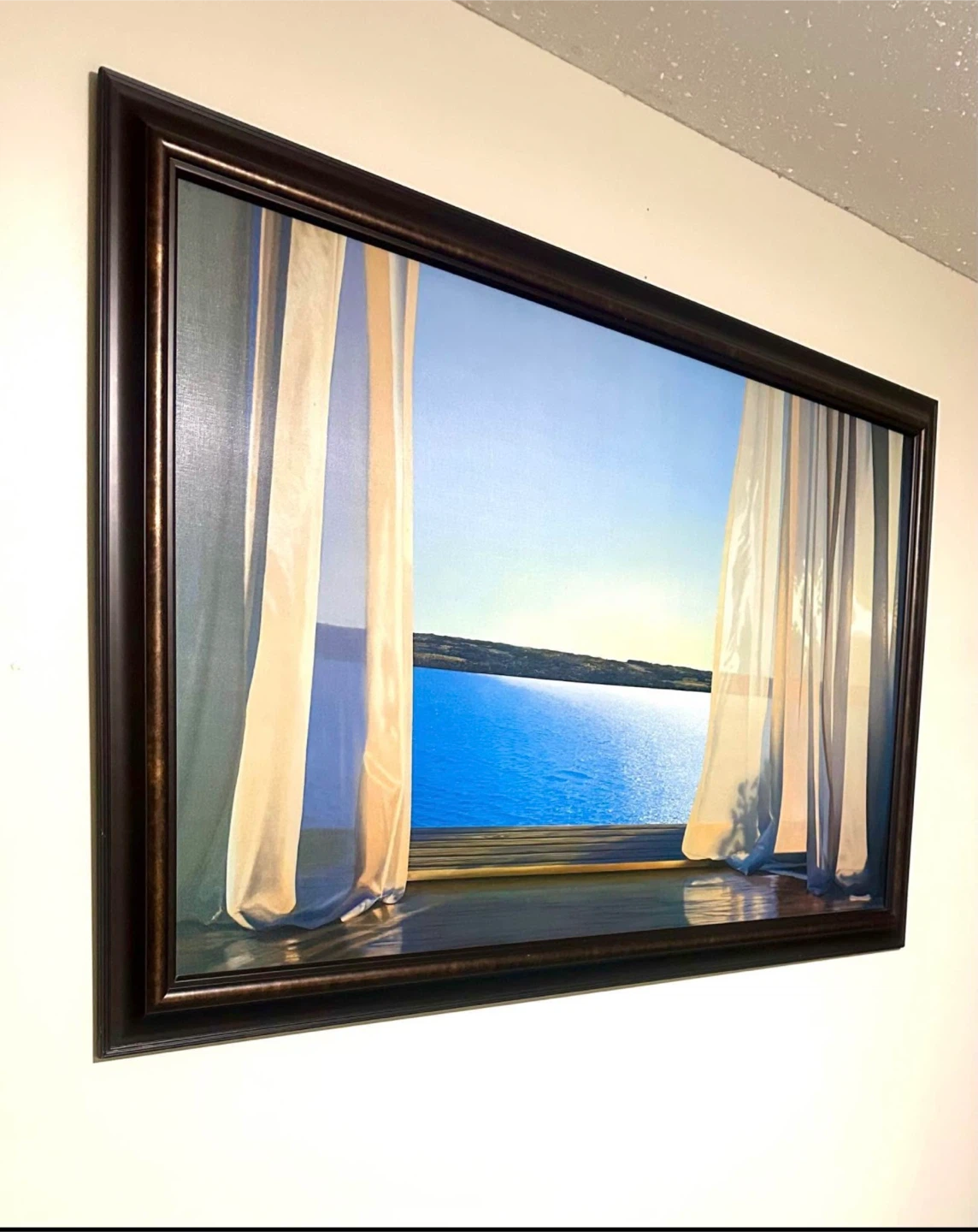Framed Large Wooden Painting