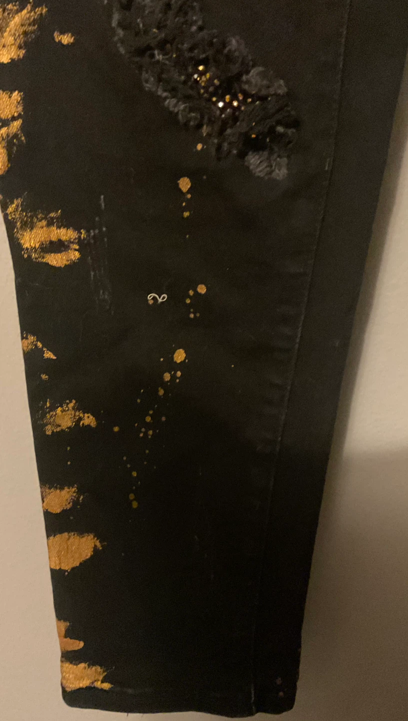 Mens DMA Premium Wear Black Jeans - photo 5