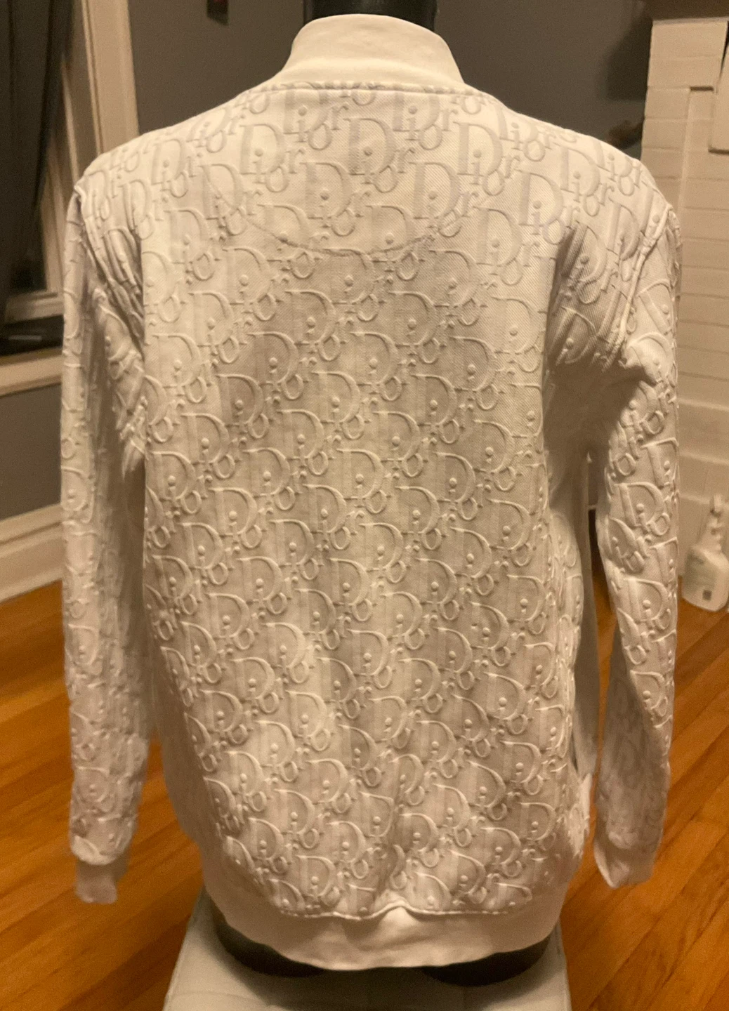 Unisex Dior White Monogram Bomber Jacket - photo 2