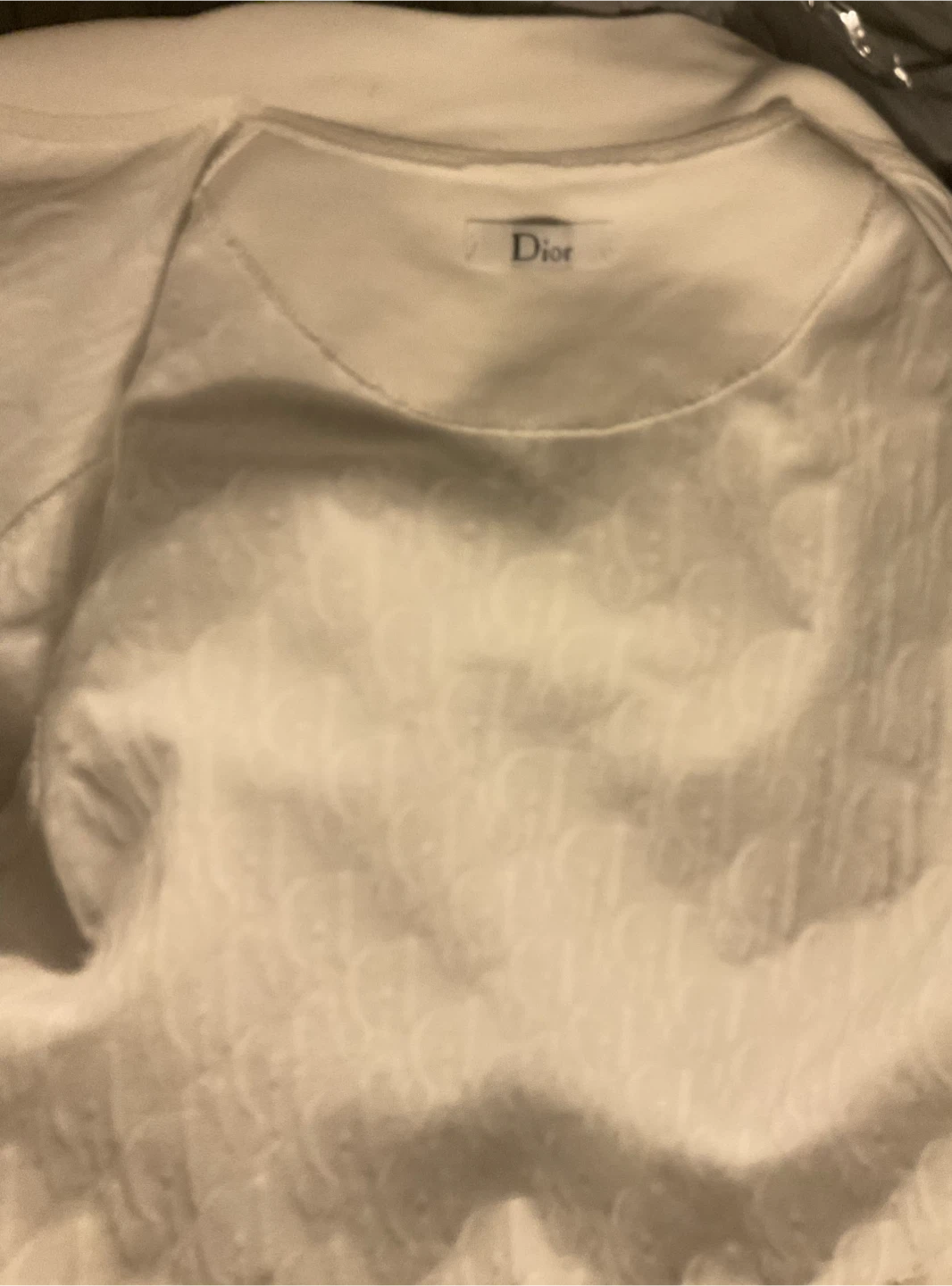 Unisex Dior White Monogram Bomber Jacket - photo 5