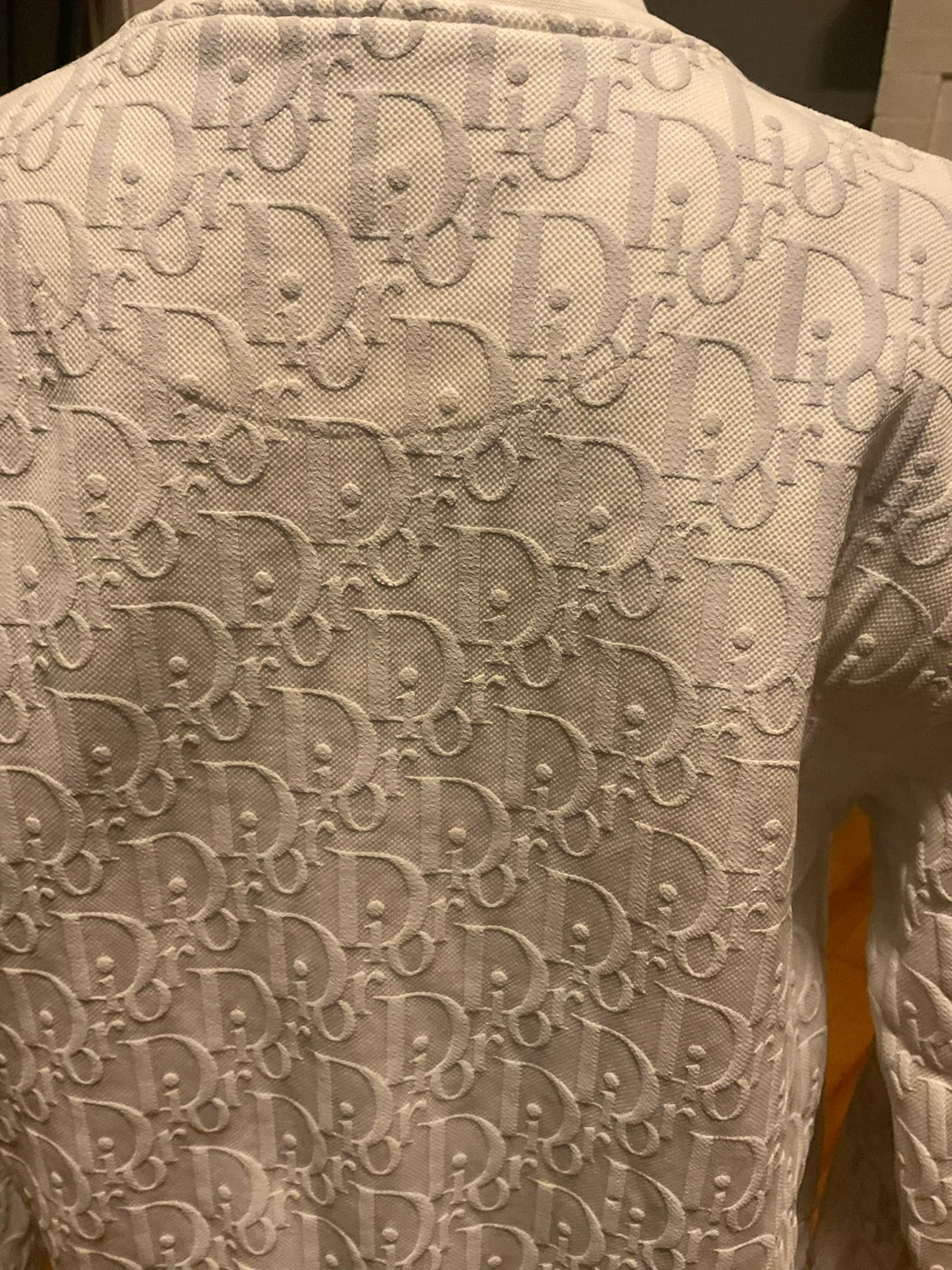 Unisex Dior White Monogram Bomber Jacket - photo 3