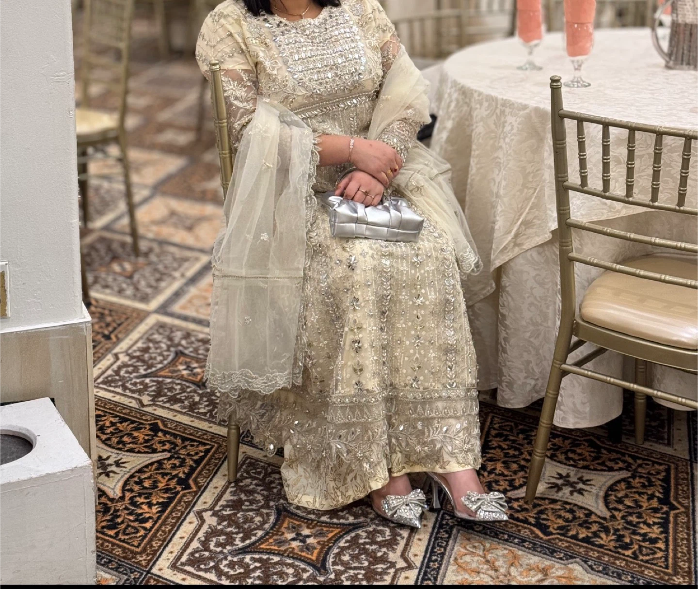 Asim Jofa Embellished Formal Dress with Dupatta & Trouser - photo 2