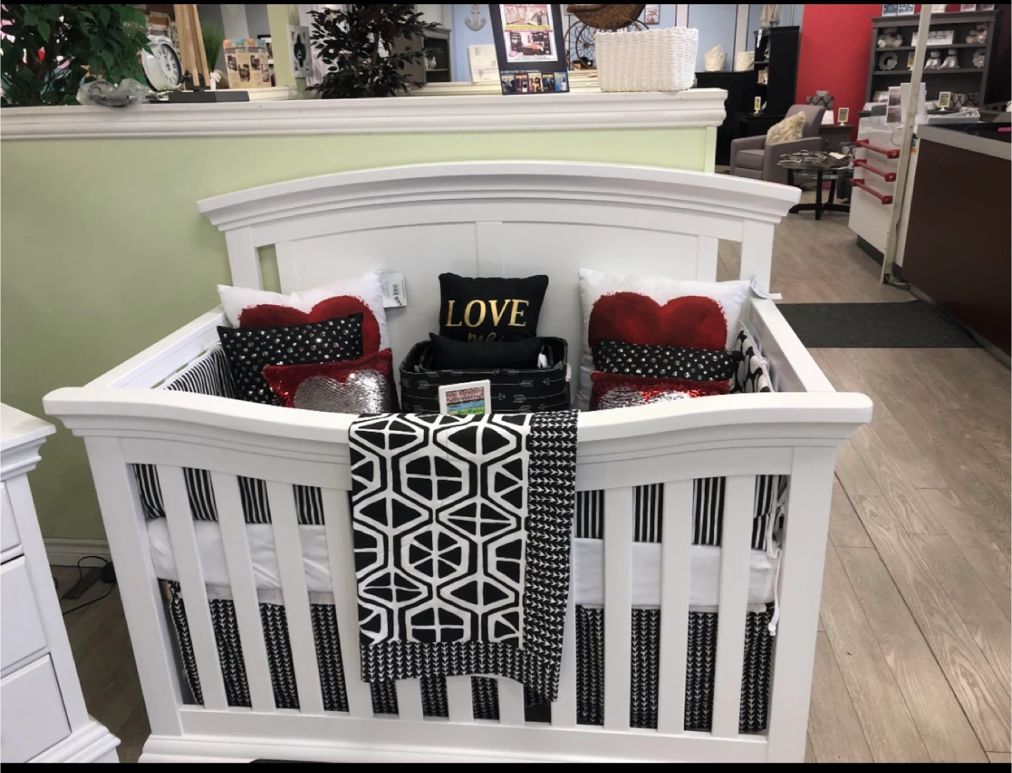 White Convertible Baby Crib