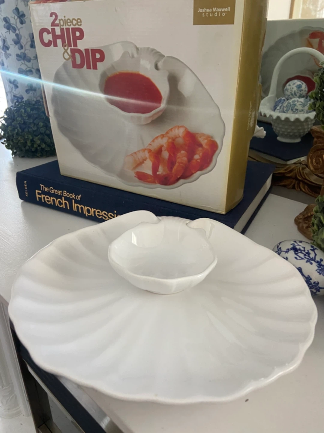 Joshua Maxwell Studio 2-Piece Chip & Dip Platter - photo 5