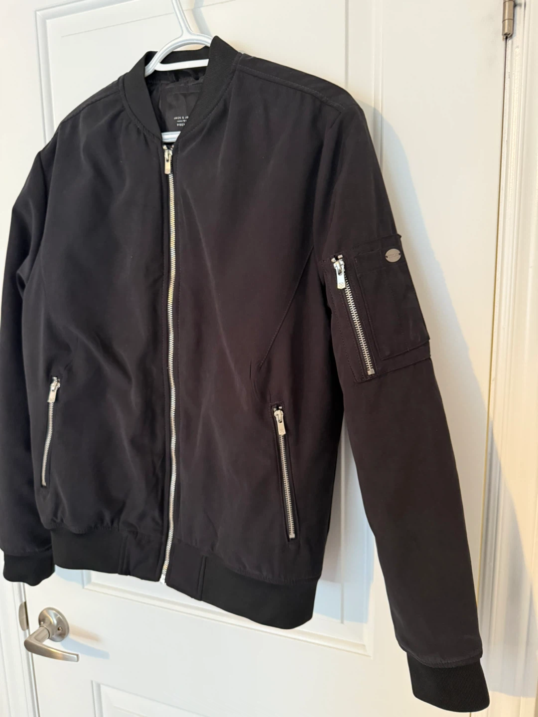 Jack & Jones Men's Black Bomber Jacket - photo 2