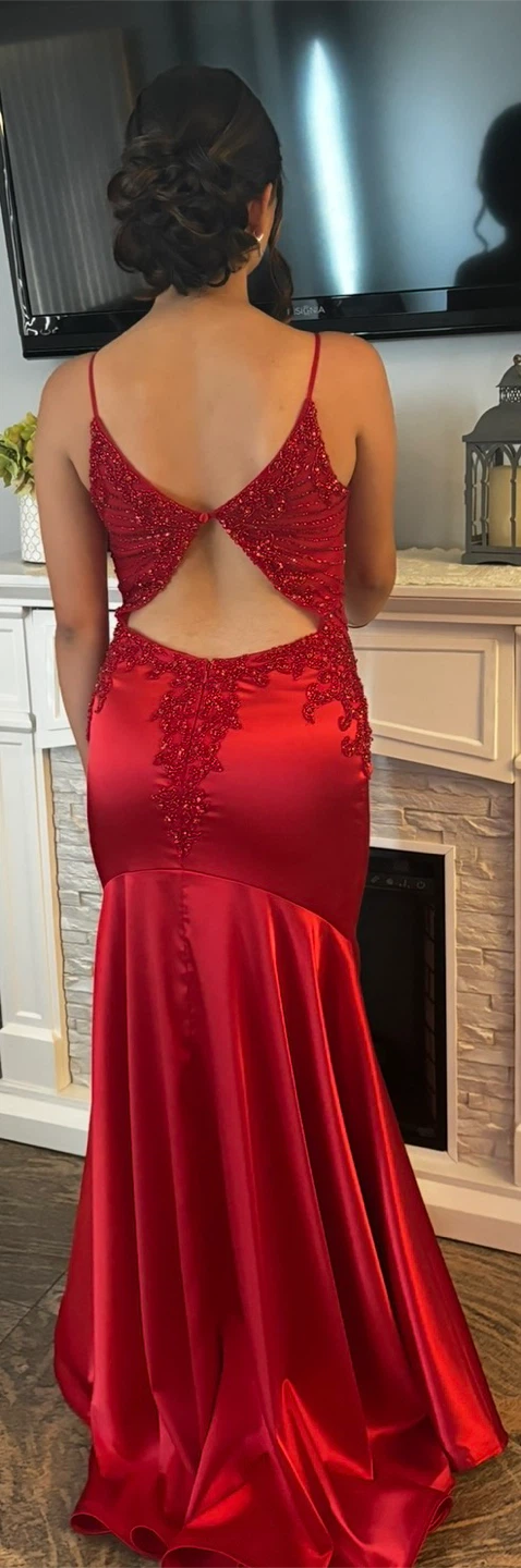 Long Formal Prom Beaded Dress - photo 3