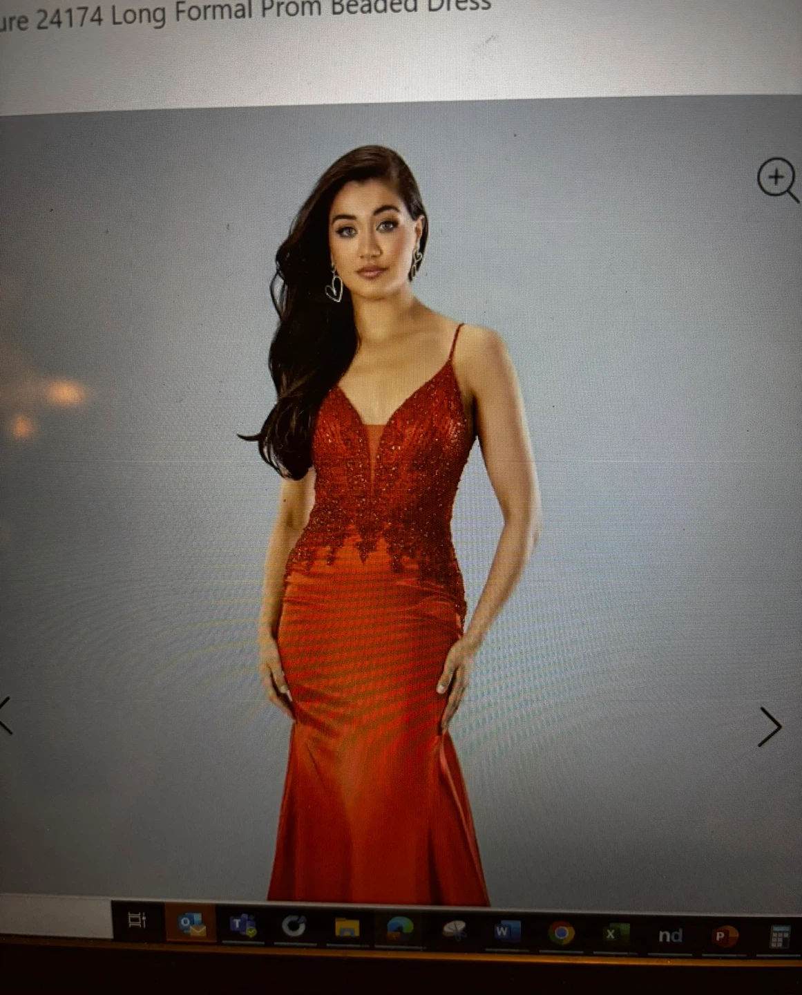 Long Formal Prom Beaded Dress - photo 2
