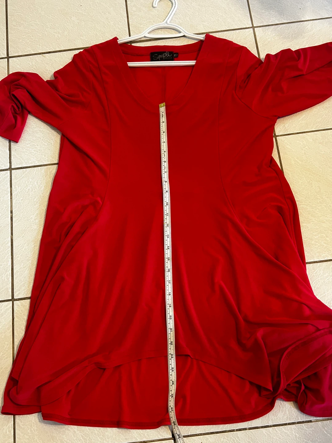 Sympli Grand Red Dress Size 1X - photo 4