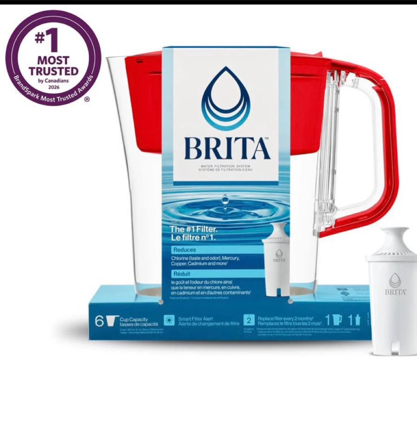 Brita Water Filter Pitcher with 1 Filter
