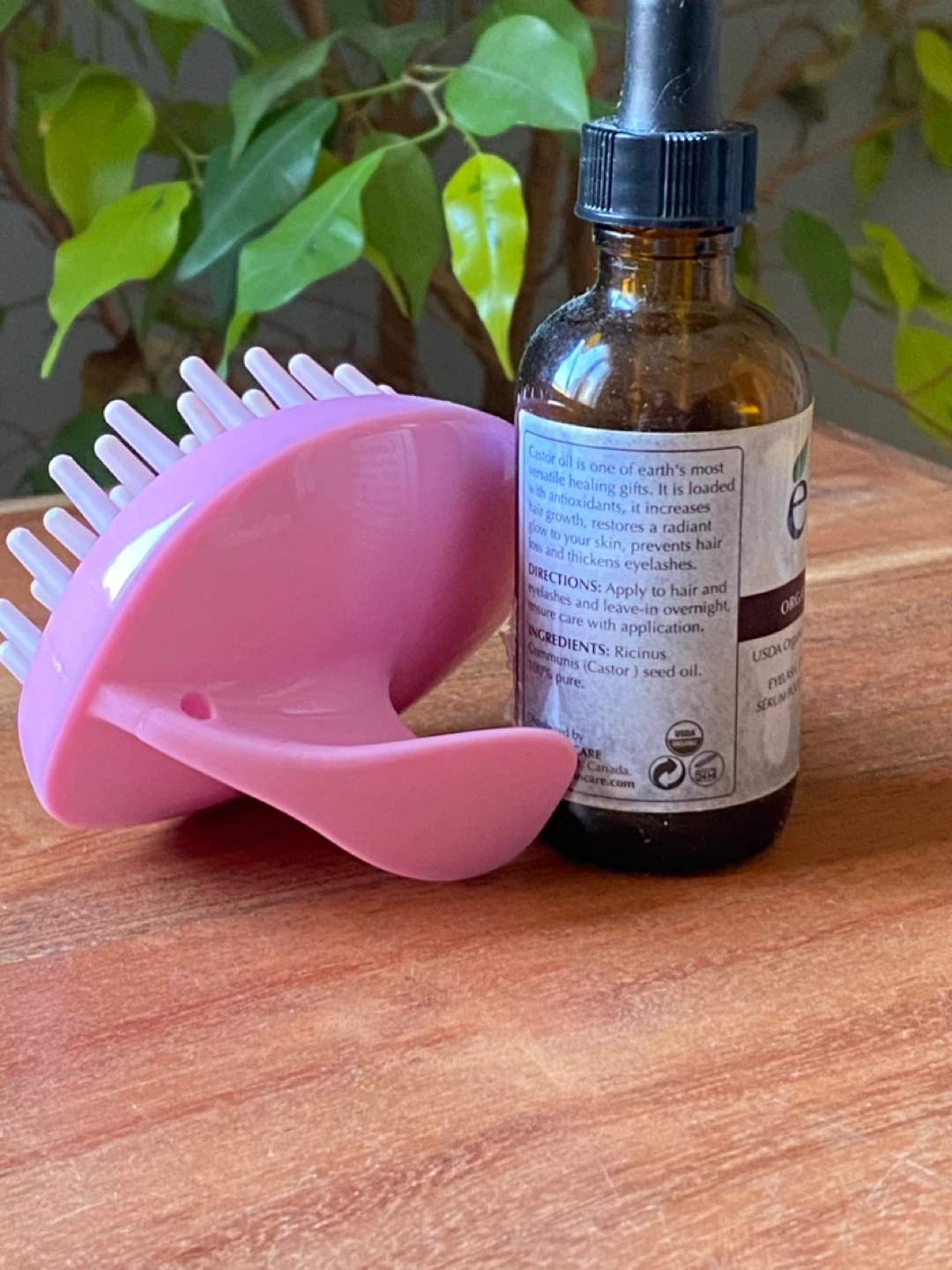 Écla Organic Castor Oil with Scalp Massager - photo 2
