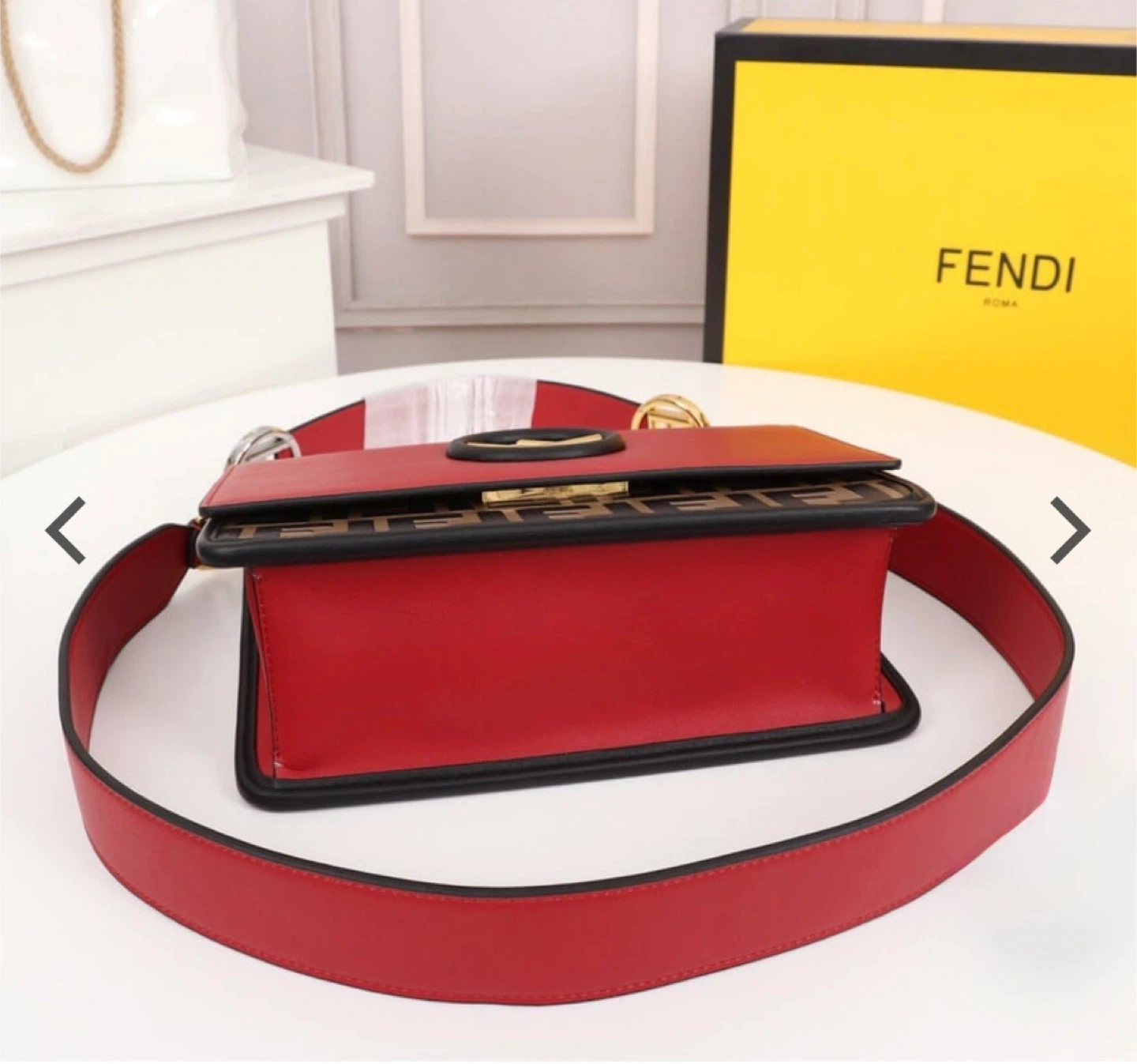 Fendi Kan I F Logo Red Bag - photo 5