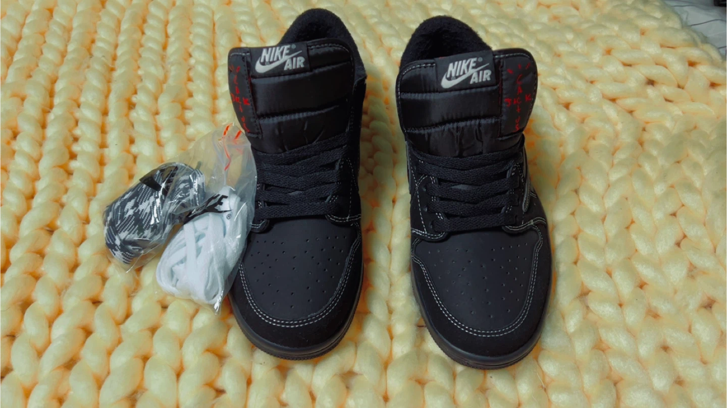 Nike Air Jordan 1 Low Travis Scott Black Phantom - photo 3