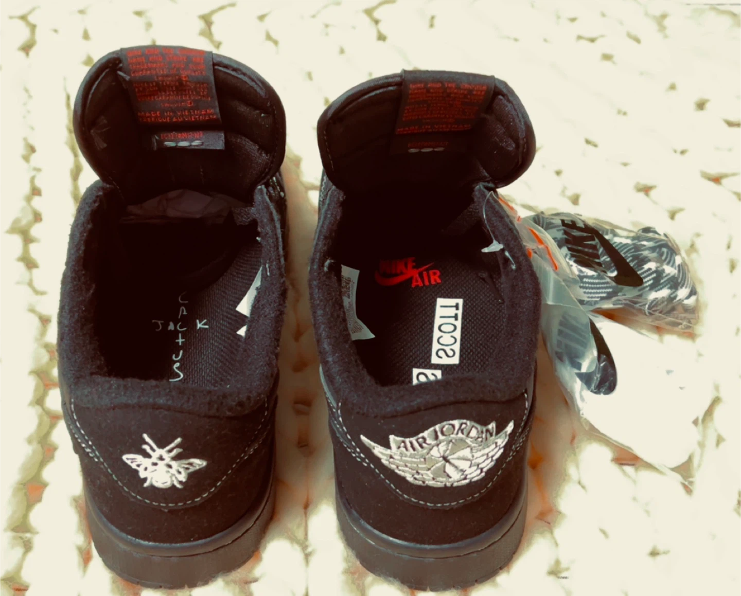 Nike Air Jordan 1 Low Travis Scott Black Phantom - photo 5