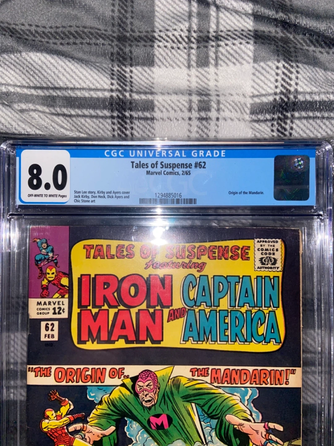 Tales of Suspense #62 CGC 8.0 Origin of the Mandarin - photo 2