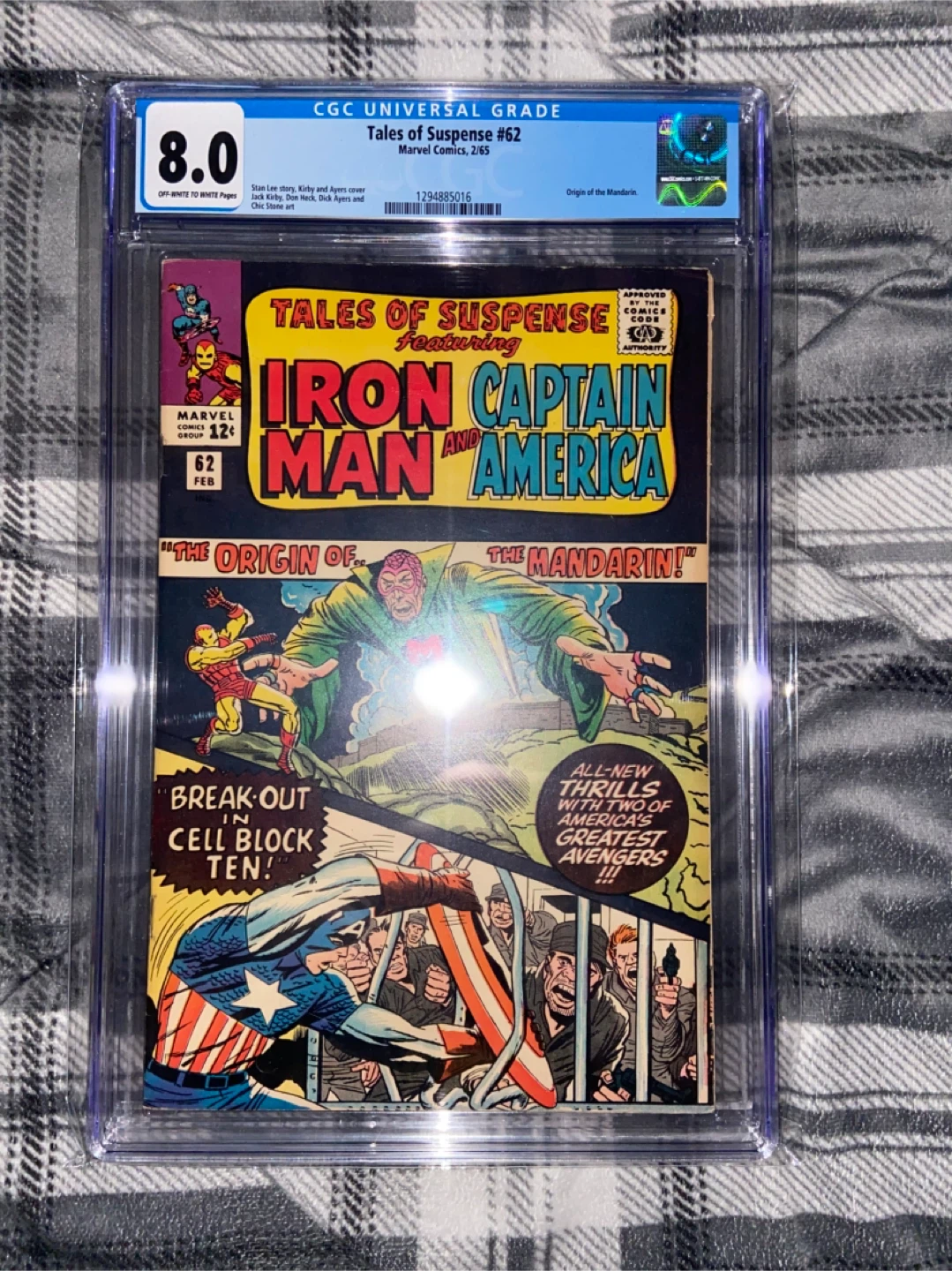 Tales of Suspense #62 CGC 8.0 Origin of the Mandarin